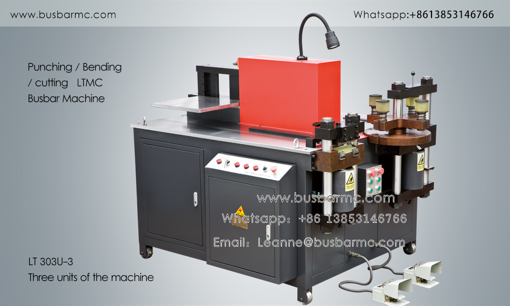 Busbar Punching Shearing Bending Machine For Copper 303U-3